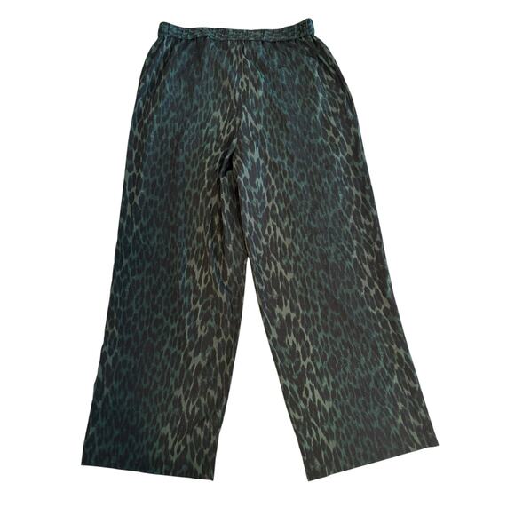 VINCE CAMUTO WIDE LEG ANIMAL PRINT PANTS TROUSERS SIZE 14 PLUS - Picture 5 of 7